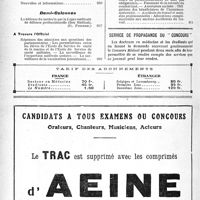 0849 - Page 906-IV - Sommaire / Service de propagande du “concours”