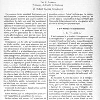 0860 - Page 915 - Partie scientifique. Travaux originaux. Les vitamines dans la pratique médicale, par P. Rohmer. I. Les vitamines liposolubles