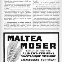 0909 - Page 846-VIII - Dernières nouvelles. Faculté de médecine de Paris / Remise d’une plaquette au Docteur Ponroy / Association amicale des anciens médecins de l’Avant, de l’Est de la France / Pour les médecins amis de l’escrime