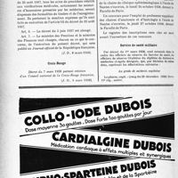 0913 - Page 850-XII - A travers l’officiel. Pensions militaires / Croix-Rouge / Substances vénéneuses / Enseignement de la médecine / Service de santé militaire