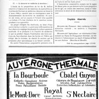 0915 - Page 852-XIV - A travers l’officiel. Association corporative des étudiants en médecine de Paris reconnue d’utilité publique / Emplois réservés
