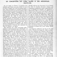 0916 - Page 853 - Propos du jour. Un problème d’hygiène urbaine difficile à résoudre : les cimetières des temps jadis. Les conceptions des livres sacrés et des nécropoles gratte-ciel [J. Noir]