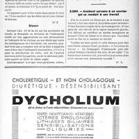 0964 - Page LXVII-901 - A travers l’officiel. Accidents. Délai de révision d’un accident du travail / Accident survenu à un ouvrier qui se rendait à son travail