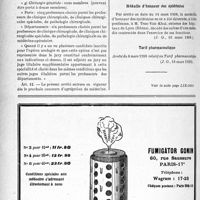 0979 - Page 970-XIV - A travers l’officiel. Enseignement de la médecine / Médaille d'honneur des épidémies / Tarif pharmaceutique