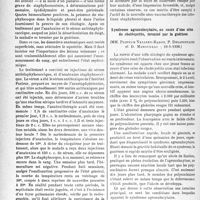 0999 - Page 988 - Partie scientifique. L'actualité scientifique. Les Sociétés Savantes. Paris. Société médicale des hôpitaux de Paris. Septicémie à staphylocoques avec déterminations pulmonaires multiples. Guérison par l’anatoxine, (21-1-1938) / Syndrome agranulocytaire, au cours d’une crise de cholécystite, terminé par la guérison, (28-1-1938)