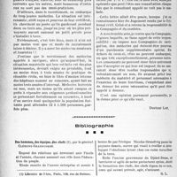 1013 - Page 1002 - Partie professionnelle, Hygiène, Assistance, Mutualité, Intérêts corporatifs, Variétés. L’actualité professionnelle. Intérêts professionnels. - A propos des diplômes spéciaux. L’épuration des eaux de piscine [(Office Internat, d’hyg. pub, juillet 1937)] / Bibliographie. Des hommes, des équipes, des chefs, par le général Clément-Grandcourt