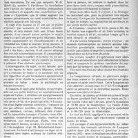 1018 - Page 1007 - Partie professionnelle, Hygiène, Assistance, Mutualité, Intérêts corporatifs, Variétés. L’actualité professionnelle. Idiosyncrasie au tabac