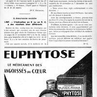 1032 - Page LXVII-1019 - Correspondance. Application des tarifs d’honoraires. a) Accidents du travail. Prix d'une visite de nuit à Paris / b) Assurances sociales. L’indication en K ou en P. C. à des résultats bien différents