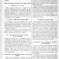 1067 - Page 1054 - Partie scientifique. L’actualité scientifique. Les sociétés Savantes. Lille. Société médicale et anatomie-clinique. Ostéomyélite de l’os frontal par sinusite frontale chronique / Abcès du cerveau consécutif à une ostéite frontale / Le sérum de Rodet dans la fièvre typhoïde / Sur l’identification des petites glycosuries et des lactosuries / Sur la teneur en cholestérol du sérum et du plasma humain / Toulouse. Société de médecine. Les greffes osseuses dans la tuberculose articulaire évolutive / Au sujet d’une ostéite du fémur / De l’action des eaux de barèges sur la virulence du staphylocoque