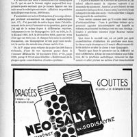 1087 - Page 1074-L - Correspondance. Application des tarifs d’honoraires. b) Accidents du Travail. 1° A propos de l’ostéo-synthèse ; 2° Réduction d'une fracture de jambe sous écran