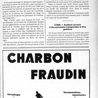 1094 - Page LVII-1081 - Correspondance. Accidents. Révision d’un accident du travail / Accident survenu à des personnes transportées à titre gracieux