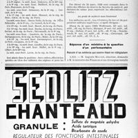 1106 - Page XIII-1093 - A travers l’officiel. Service de santé militaire / Réponse d’un ministre à la question d’un parlementaire. Patente d’un médecin qui exerce étant en villéglature