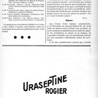 1154 - Page LXI-1141 - A travers l’officiel. Ligue médicale de défense professionnelle, " Le Sou Médical " / Correspondance. Assurances sociales. Cumul des prestations des Assurances sociales avec celles d'une assuranre individuelle