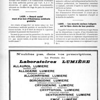 1157 - Page 1144-LXIV - Correspondance. Assurances sociales. Constatation de la guérison apparente / Assuré social muni d’un bon d’Assistance médicale gratuite / Les assurés sociaux indigents ont le libre choix de leur praticien