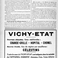 1171 - Page 1158-X - Dernières nouvelles. Bourses de séjour ou missions à l'étranger / Société amicale des médecins alsaciens / Communiqué du Syndicat des médecins de la Seine