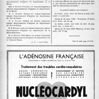 1175 - Page 1162-XIV - A travers l’officiel. Hygiène publique / Service de santé militaire
