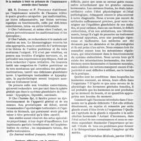 1192 - Page 1179 - Partie scientifique. L’actualité scientifique. La Presse. De la conduite à tenir en présence de l’impuissance sexuelle chez l’homme [(Le Journal médical français, février 1938)] / Quelques réflexions sur la pratique de l’hormonothérapie [(L’Orientation Médicale, janvier 1938)] / Sur certaines formes des sténoses congénitales du duodénum [(Gaz. hebd. des Sciences médicales de Bordeaux 6 février 1938)]