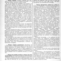 1211 - Page 1198 - Partie professionnelle, Hygiène, Assistance, Mutualité, Intérêts corporatifs, Variétés. Faculté de médecine de Paris. Enseignement et actes de la Faculté