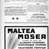 1215 - Page 1202-LVIII - A travers l’officiel. Association corporative des étudiants en médecine de Paris. Service des remplacements des médecins / Correspondance. Application du tarif des accidents du travail. Ablation d’un kyste du creux proplité / Questions diverses. Retenue de 10% sur les mémoires d’expertises