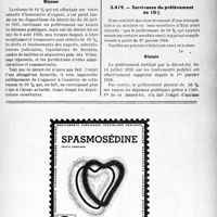 1216 - Page LIX-1203 - Correspondance. Questions diverses. Retenue de 10% sur les mémoires d’expertises / Survivance du prélèvement de 10%
