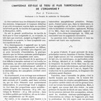 1238 - Page 1225 - Partie scientifique. Travaux originaux. L’amygdale est-elle le tissu le plus tuberculisable de l’organisme ?, par J. Terracoi