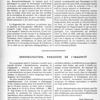 1243 - Page 1230 - Partie scientifique. Travaux originaux. Clinique chirurgicale. Exostose ostéogénique de l’omoplate, M. J. -P. Tourneux / Sensibilisation, paradoxe de l’immunité [Dani Hervouet]