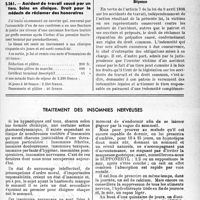 1276 - Page LIX-1263 - Correspondance. Application des tarifs d'honoraires. b) Assurances sociales. Acceptation de prise en charge par la Caisse / Accidents du travail. Accident de travail causé par un tiers. Soins en clinique. Droit pour le médecin de réclamer des honoraires