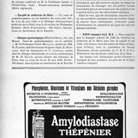 1285 - Page 1272-VIII - Dernières nouvelles. Faculté de médecine de Paris / Faculté de médecine de Paris / Clinique gynécologique / Société de médecine de Paris / Un vœu de l’Académie de chirurgie / XVIIIe banquet du S. M. S