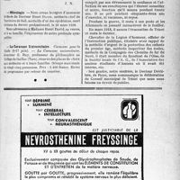 1288 - Page XI-1275 - Dernières nouvelles. Mariage / Nécrologie [Henri David] / La Caravane Universitaire / Ceux qui font honneur au Corps médical