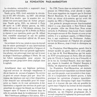 1292 - Page 1279 - Propos du jour. La réalisation des prompts secours à Paris la fondation Paul-Marmottan [J. Noir]