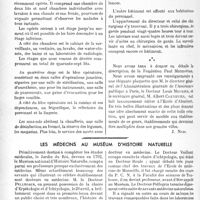1293 - Page 1280 - Propos du jour. La réalisation des prompts secours à Paris la fondation Paul-Marmottan [J. Noir] / Les médecins au muséum d’histoire naturelle