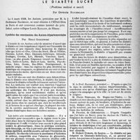 1312 - Page 1299 - Partie scientifique. L'actualité scientifique. Les Congrès. XXXe session d’assises médicales de l’assemblée français de médecine générale. Le diabète sucré, par Germain Blechmann. Synthèse des conclusions des Assises départementales, par Henri Godlewski / Fréquence