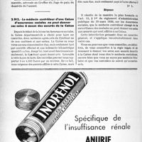 1347 - Page 1334-LXX - Correspondance. Assurances sociales. Guérison apparente. Rechute Droit aux prestations / Le médecin contrôleur d'une Caisse d'assurances sociales ne peut donner ses soins à aucun des assurés de la Caisse