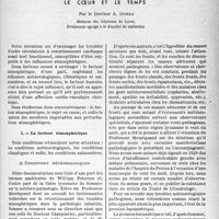 1358 - Page 1345 - Partie scientifique. Travaux originaux. Le cœur et le temps, par le Docteur A. Dumas. I. — Le facteur atmosphérique