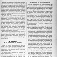 1384 - Page 1371 - Partie professionnelle, Hygiène, Assistance, Mutualité, Intérêts corporatifs, Variétés. Le doctorat en médecine a mentions doctorat en chirurgie dentaire — proposition de loi sellier
