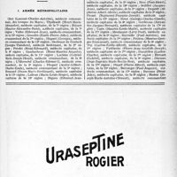 1408 - Page XI-1395 - Dernières nouvelles. Tableau de concours pour la Légion d'honneur, (Année 1938). Pour chevalier. 1 Armée métropolitaine