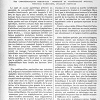 1423 - Page 1410 - Partie scientifique. Travaux originaux. La clinique au goût du jour. Une diathèse spéciale peut résulter de l’hérédo-syphilis, d’après le Docteur F. Bordet. Ses caractéristiques principales : morbidité et vulnérabilité spéciales, tendance sclérogène, fragilité nerveuse