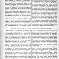 1425 - Page 1412 - Partie scientifique. Travaux originaux. La clinique au goût du jour. Une diathèse spéciale peut résulter de l’hérédo-syphilis, d’après le Docteur F. Bordet. Ses caractéristiques principales : morbidité et vulnérabilité spéciales, tendance sclérogène, fragilité nerveuse / Comment reconnaître et traiter la diathèse hérédo-syphilitique [G. Fischer]