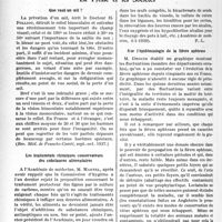 1441 - Page 1428 - Partie professionnelle, Hygiène, Assistance, Mutualité, Intérêts corporatifs, Variétés. L’actualité professionnelle. Informations judiciaires. Les personnes tenues à l’égard du malade à une obligation alimentaire sont responsables des honoraires médicaux / La Presse et les Sociétés. Que vaut un oeil ? [(Rev. Méd. de Franche-Comté, sept. -oct. 1937)] / Les traitements chimiques conservateurs des substances alimentaires [(Académie de. médecine, 4-1-1938). ] / Sur l’épidémiologie de la fièvre aphteuse