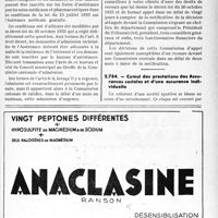 1462 - Page LXIX-1449 - Correspondance. Assurances sociales. Inscription des assurés sociaux sur les listes d’assistance / Cumul des prestations des Assurances sociales et d'une assurance individuelle