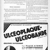1473 - Page 1460-XII - A travers l’officiel. Ordre de la Santé publique / Médecine administrative