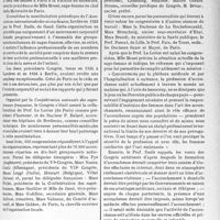 1508 - Page 1495 - Partie professionnelle, Hygiène, Assistance, Mutualité, Intérêts corporatifs, Variétés. Travaux originaux. Vlll° congrès international des accoucheuses [Dr Paul Balard]