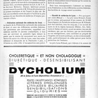 1538 - Page IX-1525 - Dernières nouvelles. Les médecins de Toulouse à Paris / Fédération nationale des médecins du front / Faculté de médecine de Lyon