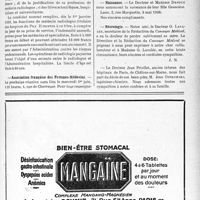 1540 - Page XI-1527 - Dernières nouvelles. Hôpitaux civils du Puy (Haute-Loire) / Association français des Femmes-Médecins / Hôpitaux de Bordeaux / Naissance / Nécrologie. [M. Jean Ostrowski]