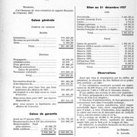 1573 - Page 1560 - Partie professionnelle, Hygiène, Assistance, Mutualité, Intérêts corporatifs, Variétés. L'actualité professionnelle. Sou médical. Rapport du Trésorier sur l'exercice 1937
