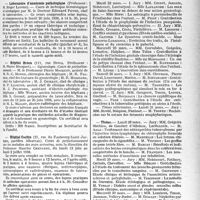 1574 - Page 1561 - Partie professionnelle, Hygiène, Assistance, Mutualité, Intérêts corporatifs, Variétés. Faculté de médecine de Paris. Enseignement et actes de la Faculté