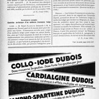 1599 - Page 1586-XIV - A travers l’officiel. Réponses des ministres aux questions des parlementaires. Droits des médecins des hôpitaux psychiatriques / Assurances sociales. Contrôle technique d’un médecin frontalier belge