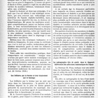 1617 - Page 1604 - Partie scientifique. L'actualité scientifique. La Presse. Les fausses sclatiques [(Le Scalpel, 26 février 1938)] / Les brûlures par le brome et leur traitement par le tannage [(Montpellier Médical, janvier 1938)] / Les troubles cardiaques dans le diabète sucré [(Lyon-Médical, 27 février 1938)] / La radiographie dite de profil, dans le diagnostic différentiel des affections traumatiques de l’épaule [(Le Scalpel, 26 février 1938;)]