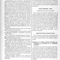 1619 - Page 1606 - Partie scientifique. L'actualité scientifique. Les Sociétés Savantes. Paris. Société médicale des hôpitaux de Paris. Étude sur le chimisme du suc médullaire prélevé par ponction sternale : la glycomyélie, 14-3-1938 / Société de médecine de Paris, Séance du 26 mars 1938. Peut-on ? Doit-on faire baisser les hypertensions ? / Chorio-épithéliome malin / Appareil facilitant la ponction sternale / Traitement de certaines fractures articulaires par l’infiltration de novocaïne et la mobilisation immédiate