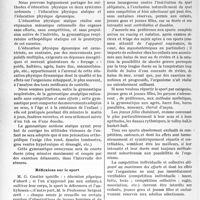 1633 - Page 1620 - Partie professionnelle, Hygiène, Assistance, Mutualité, Intérêts corporatifs, Variétés. L’actualité professionnelle. L'éducation physique, les sports et la « sportomanie » de l’écolier, par le Docteur Albéric Boudry. Réflexions sur le sport / Surveillance médicale officielle et obligatoire des exercices scolaires de l’enfant